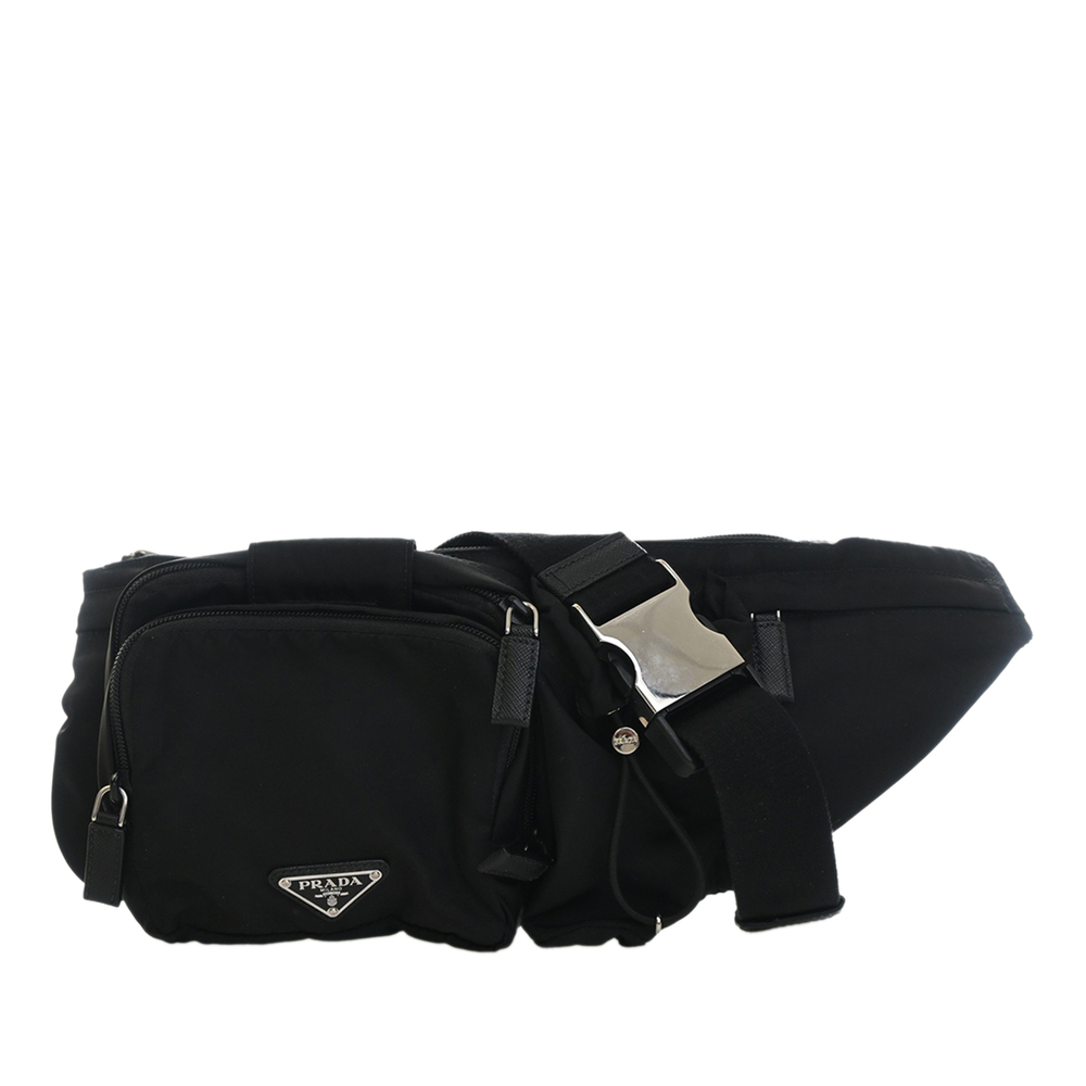 Pre-Loved Prada Tessuto Multi Pocket Belt Bag